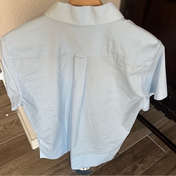 Women’s COS Sky Blue Polo Shirt sz 8 - Picture 3 of 5